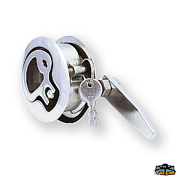 FLUSH-PULL LATCH IN S.STEEL