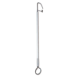 ANOD.ALUM. POLE, S.STEEL HOOK