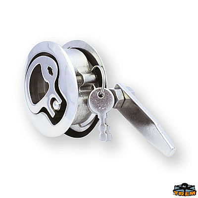 FLUSH-PULL LATCH IN S.STEEL