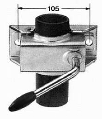 Klemmhalter für Rohr ø 48 mm