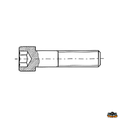 БОЛТ ШЕСТОГРАМ, ф5mm L35mm S.S.